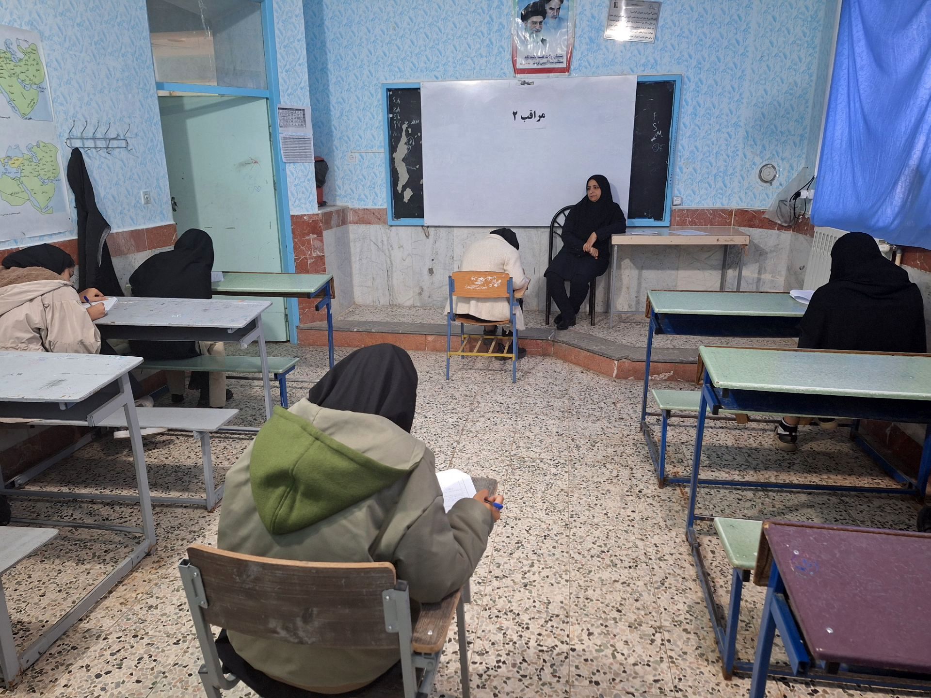 امتحانات نوبت اول در مدرسه برادران رحمانی خلیل آباد