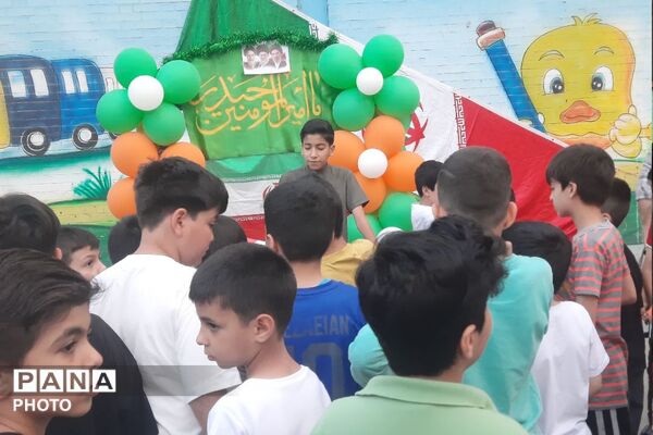  طنین شادی و ولایت در دبستان یاسین؛ جشن باشکوه عید غدیر در شهرستان قدس