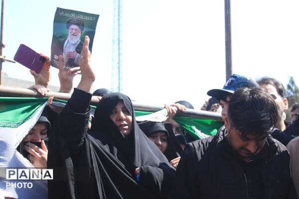 تشییع پیکر شهید سرگرد «جواد عبدی» در حملات آمریکایی - صهیونی