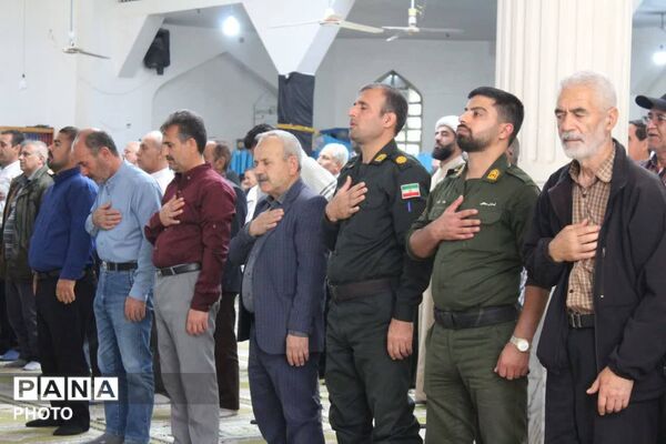 نماز جمعه عبادی سیاسی در مسجد جامع آشخانه