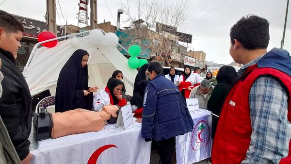 جشن بهار انقلاب در راهپیمایی ۲۲ بهمن در تفت