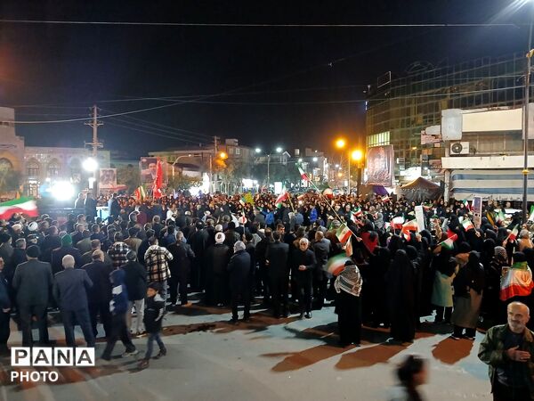 نهمین شب از خدمت‌رسانی اداره آموزش و پرورش کردکوی قالب موکب مردمی