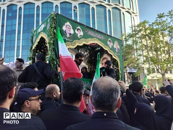 تشییع پیکر مطهر شهید دکتر مصباح الهدی باقری کنی