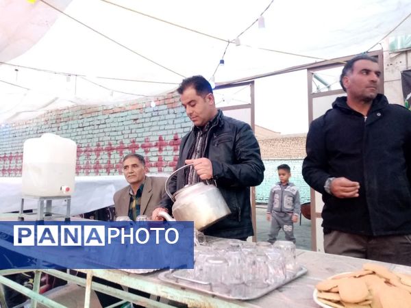 موکب مردمی شاهزاده علی اصغری فدافن میزبان عشاق مهدی موعود(عج)