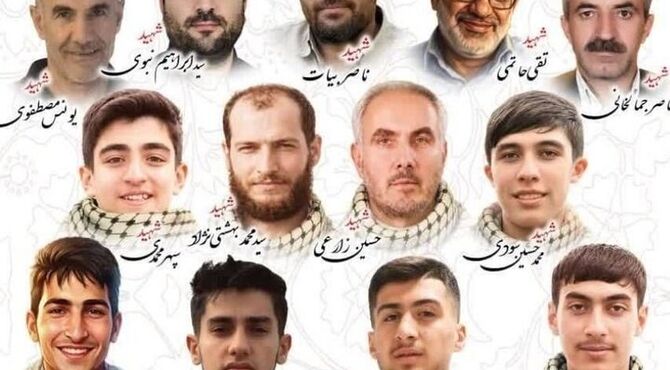 میثاق دوباره زنجانی‌ها با راه شهدا در چهلمین روز شهادت مدافعان امنیت