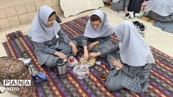 اردوی دبستان شهید نجاتی در پارک بانوان مهردشت ابرکوه