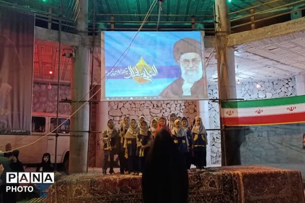 آسمان شهر نیر سوگوار ایام چهلم رهبر شهید و شهدای میناب 