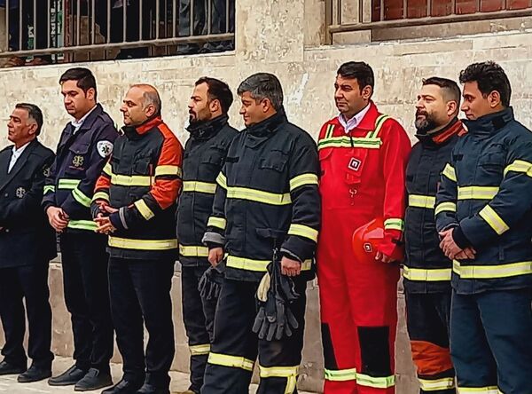 مانور زلزله در مدرسه امیرالمومنین شهرستان ملارد