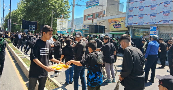 مراسم تاسوعای حسینی در شهرستان گالیکش