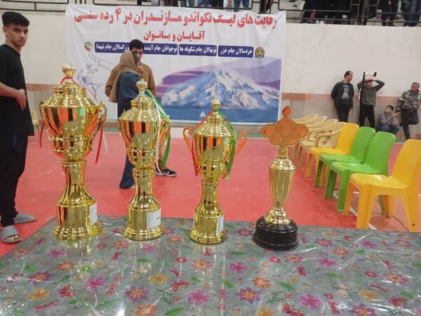 مسابقات تکواندو لیگ نوجوانان پسر در مازندران