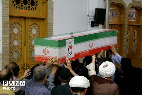 وداع با پیکر شهیده «سراجی نژاد» پس از 70 روز مفقودیت