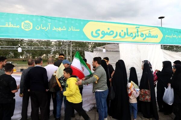 حضور پرشور مواکب طرح شهید آرمان منطقه ۶ در جشن بزرگ «امام رضایی‌ها»در تهران