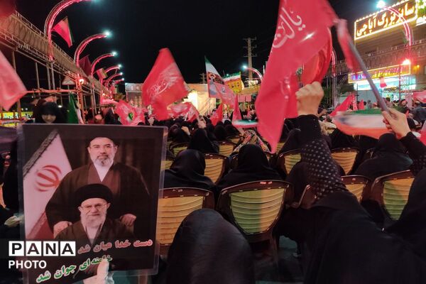 مراسم پایانی ماه صفر در تجمعات شبانه اسلامشهر 
