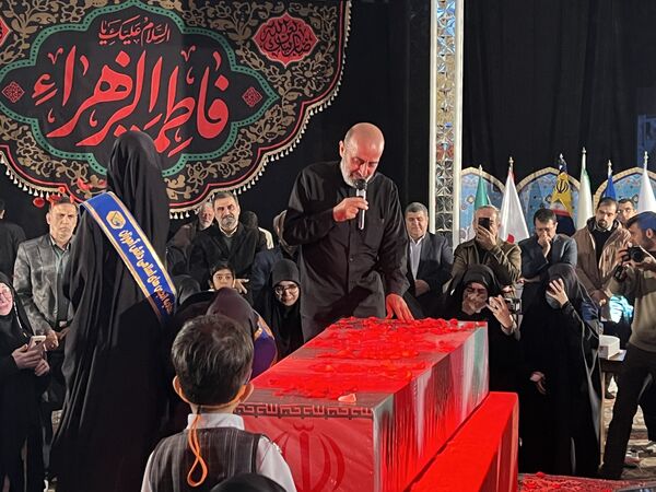 وداع با پیکر شهید گمنام 