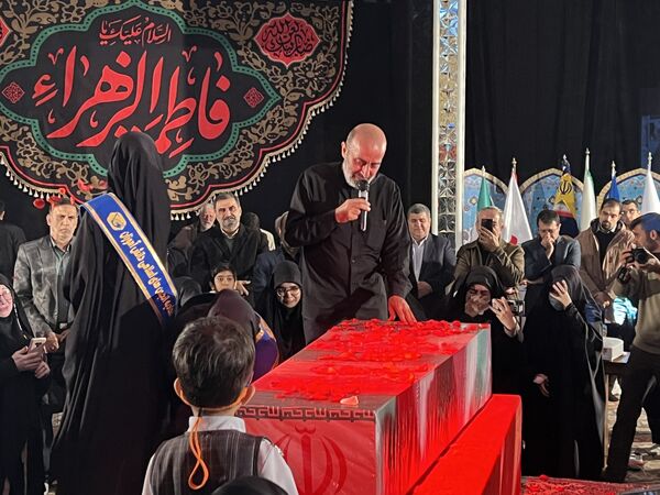 وداع با پیکر شهید گمنام 