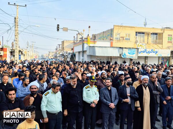 عنبرآباد در سوگ شهادت مقام معظم رهبری