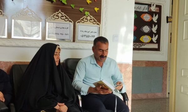 اولین جلسه انجمن اولیا و مربیان در دبستان رضای ۸ طرقبه شاندیز