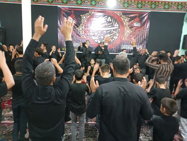 مراسم عزاداری شب عاشورا در شهر عشق آباد