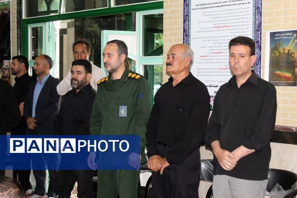 ادای احترام به حماسه‌سازان مقاومت؛ مراسم چهلم شهدای جنگ ۱۲ روزه در ملکان