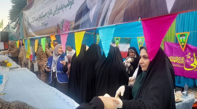  جشن بزرگ عید غدیر در بلوار امامزاده طاهر کرج