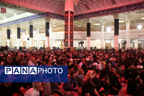 مراسم عزاداری سالروز شهادت امام حسن عسگری(ع) در قم