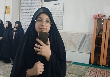عهد دانش‌آموزان دبستان قرآنی اکبرزاده با رفیق آسمانی