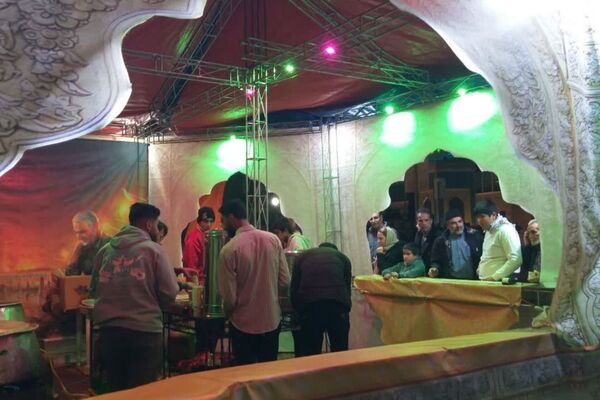 برپایی موکب پذیرایی به‌مناسبت ولادت حضرت علی(ع)