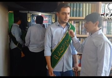 محفل عزاداری دانش آموزان سمپاد قم در هیات رایه‌ المهدی(عج) 