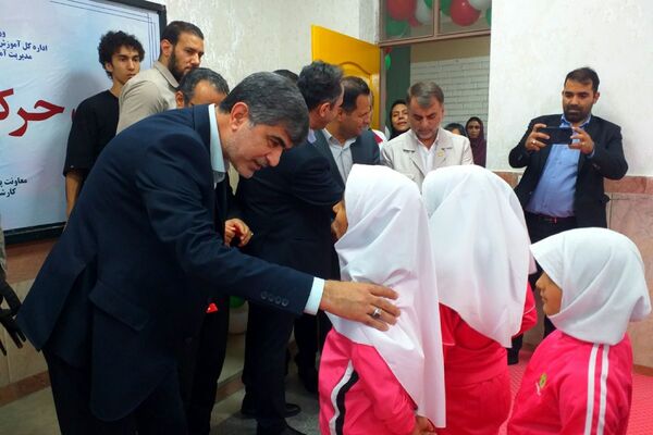 آیین بهره‌برداری از فضاهای ورزشی آموزش و پرورش شهرستان ملارد 