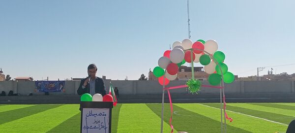  آیین افتتاح طرح شهید سردار سلیمانی در باخرز