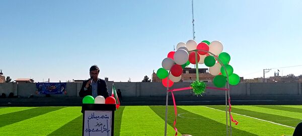  آیین افتتاح طرح شهید سردار سلیمانی در باخرز