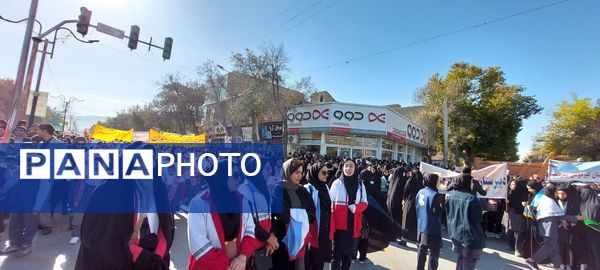 راهپیمایی روز ۱۳ آبان در شهرستان سملقان