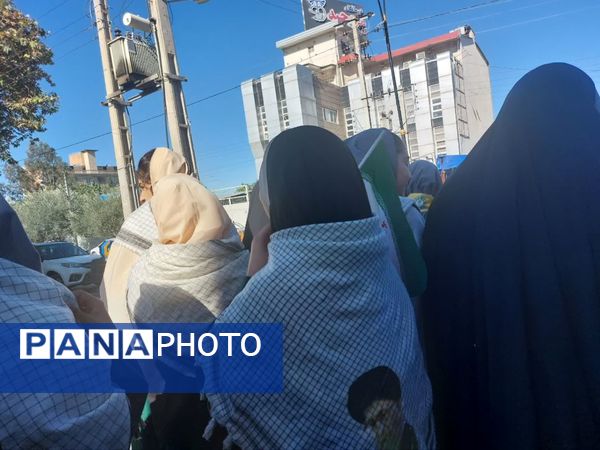 حماسه حضور نوجوانان کردکوی در روز دانش‌آموز