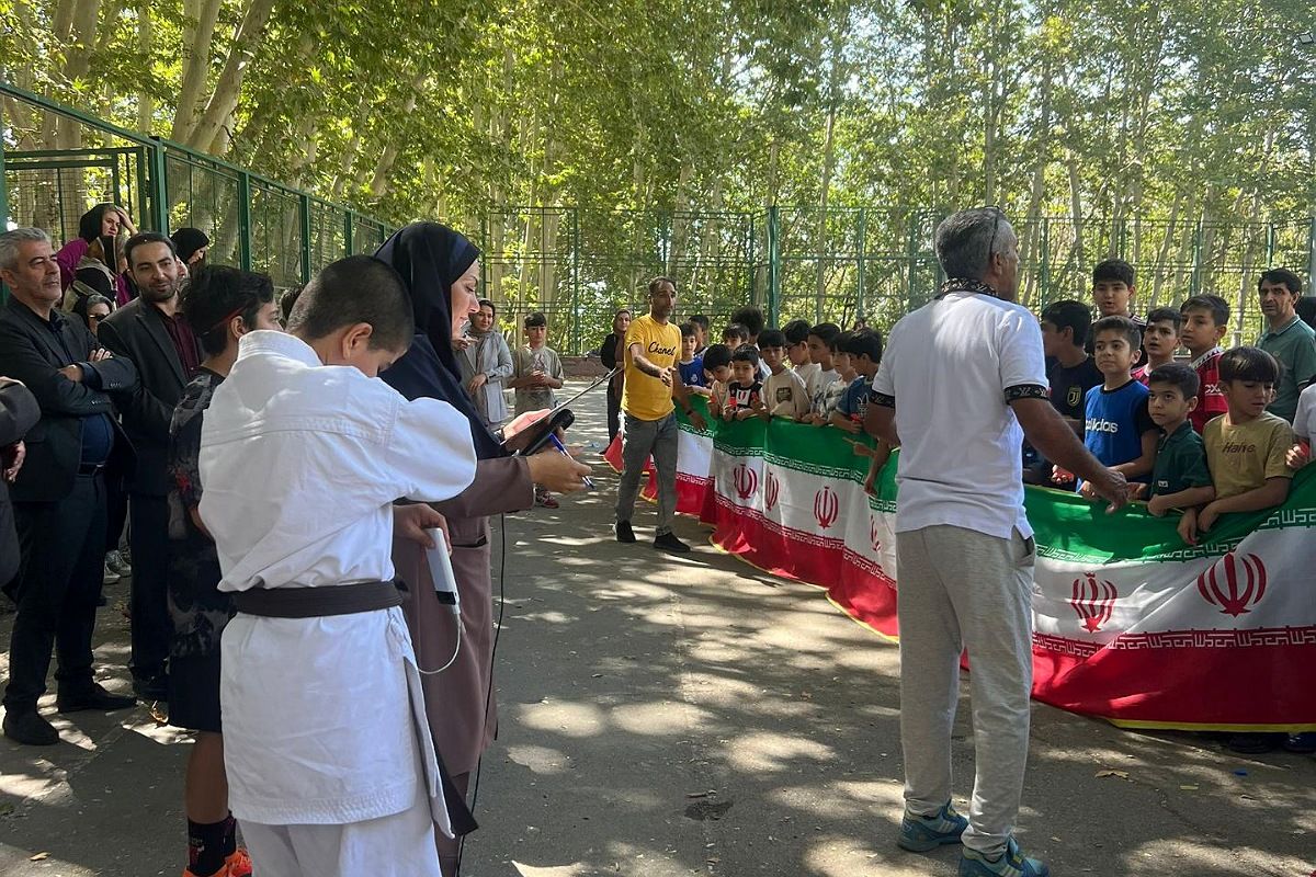 حضور دانش آموزان پویا و پر انرژی پردیس در «میدان پویا»