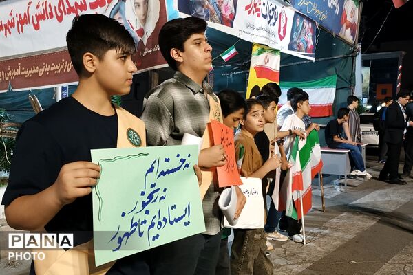 از تفسیر نهج‌البلاغه تا شورِ رجزخوانی، ضیافت دانش‌آموزان مدرسه نمونه رشد در موکب آموزش و پرورش