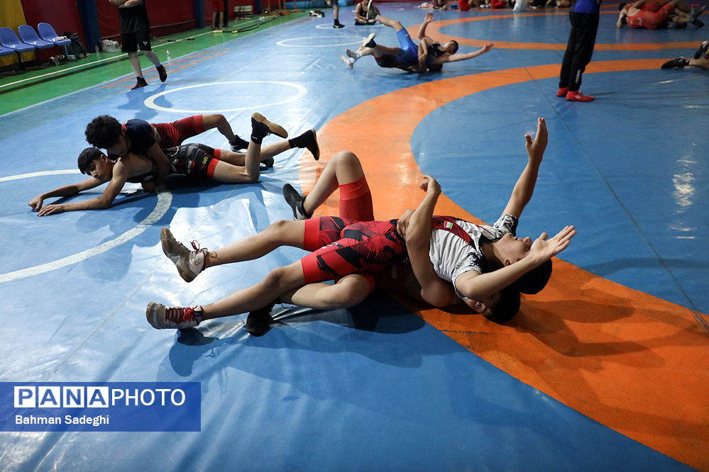 یزد میزبان اردوی تیم کشتی آزاد نونهالان