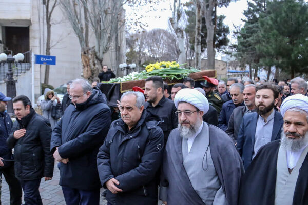 مراسم وداع با فرماندار فقید مراغه
