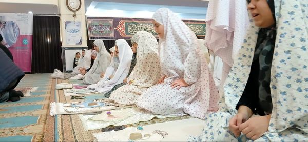 اعتکاف دانش‌آموزان در شهرستان ساوجبلاغ 