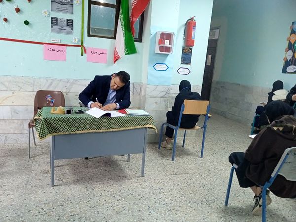 بازدید هیات کارشناسی اداره‌کل از حوزه‌های امتحانی خاتم 