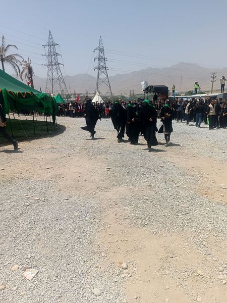 مراسم خیمه سوزان در شهر طاقانک