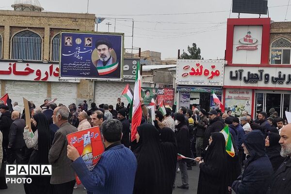 راهپیمایی روز قدس در شهرک واوان اسلامشهر 