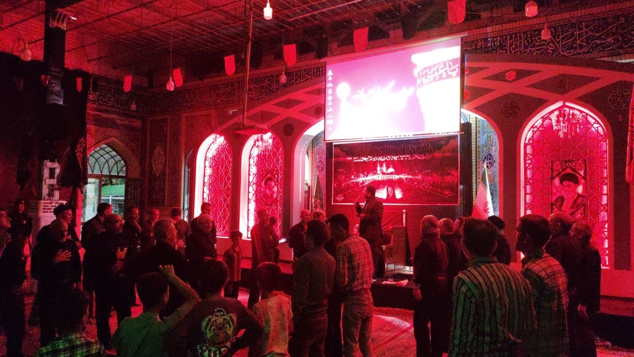 عزاداری دهه اول محرم در حرم مطهر آستان مقدس حمزه الرضا(ع) شهر زیارت