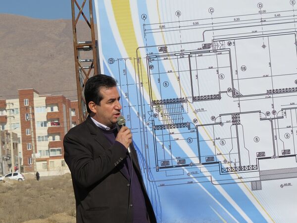 کلنگ‌زنی آموزشگاه ۱۲ کلاسه ناحیه ۲ گلستان شهر بجنورد 
