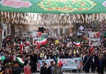 مردم تویسرکان با حضوری پرشور، ۲۲ بهمن را به صحنه تجدید بیعت تبدیل کردند