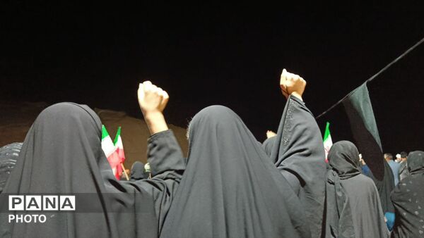 دومین شب محرم؛ در کنار شهید گمنام منطقه‌ی میانکوه