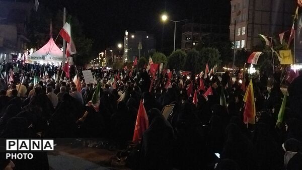 شب های مقاومت در بلوار فضل نیشابور 