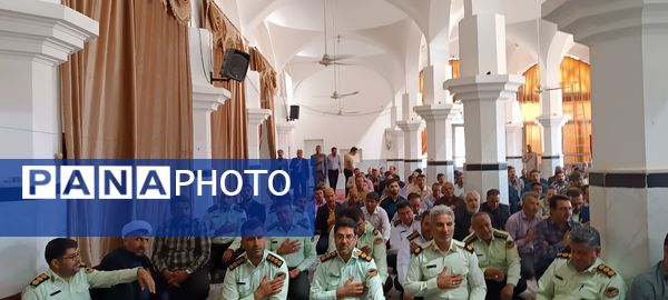 مراسم یادواره شهدای خدمت به‌مناسبت هفته دولت در شهرستان خلیل آباد 