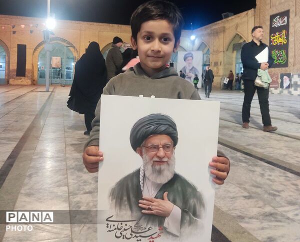 برگزاری سومین روز عزاداری رهبر شهید در نیشابور 