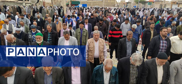 نماز عید سعید فطر در شهر جعفریه قم