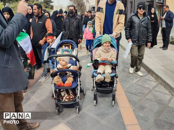 قاب پانا میزبان راهپیمایی روز قدس در شهرستان نیشابور 